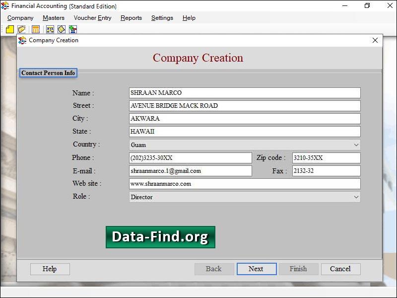 Billing and Inventory Management tool screen shot