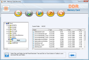 Memory Card Data Recovery Software Screenshot