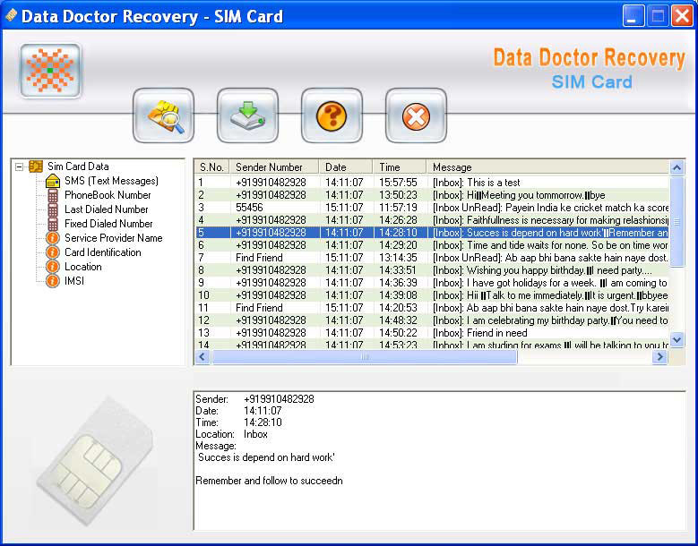 	Sim Card Data Recovery Software